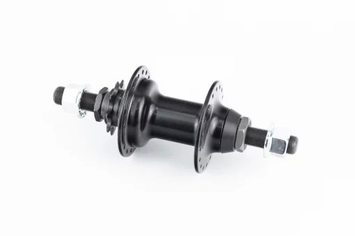 Втулка задняя BMX алюминиевая 14Gx36H драйвер 9Т, ось 14мм, крепл. гайка, чёрная F036-14-9T, ВЕЛОЗАПЧАСТИНИ, YQ-403789