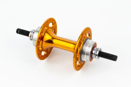 Втулка задняя FIX алюминиевая 14Gx36H с фиксированной передачей 18Т, резьба Flip-Flop, 2 пром-подшипники 6000 2RS, крепл. гайка,