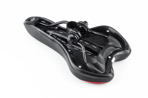 Сиденье MTB 270x155мм, чёрно-серо-красное "GEL" AZ-030, ВЕЛОЗАПЧАСТИНИ, YQ-412125