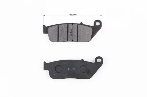 Loncin LX650DS/LX650-2A Тормозные колодки (дисковые) передние, к-кт 2шт, LONCIN, YQ-507683