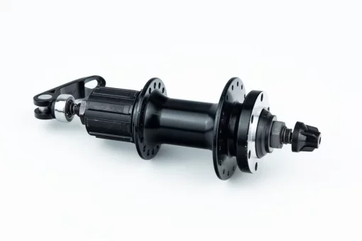 Втулка задняя MTB алюминиевая 14Gx32H под кассету 7зв, Disk-brake, крепл. эксцентрик, чёрная KT-MD2R, ВЕЛОЗАПЧАСТИНИ, YQ-412312