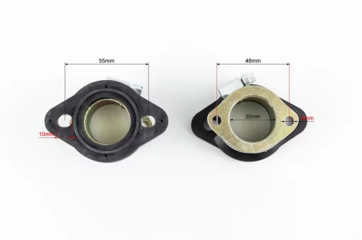 Перехідник карбюратора для PZ-30 к-кт 2шт МТ, УРАЛ, МТ, УРАЛ, К-750, YQ-341545