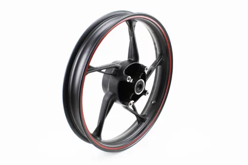 Loncin JL200-68A Диск задний литой 2,15-17", чёрный с красной полосой (ось 15мм), LONCIN, YQ-507059