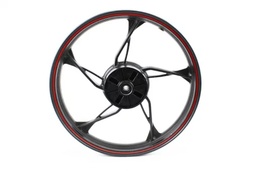 Loncin JL200-68A Диск задний литой 2,15-17", чёрный с красной полосой (ось 15мм), LONCIN, YQ-507059