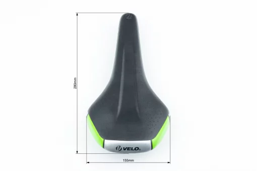 Сиденье MTB 280x155мм, чёрно-салатовое VL-4333, ВЕЛОЗАПЧАСТИНИ, YQ-412184