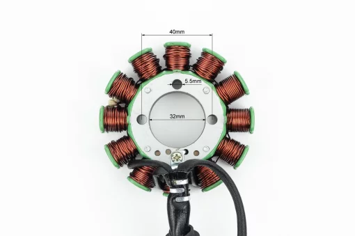 Статор магнето (генератора) (12 котушок "5 проводів") ADVANCE NB300-F, CB125-300, YQ-361155