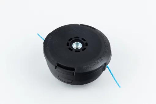 Шпуля (бабина, котушка), САМОНАМОТУЮЧА, синій ніс, під вал М12х1,75 + перехідник М10х1,25, D-130мм на блістері, ТРИМЕР, YQ-213620