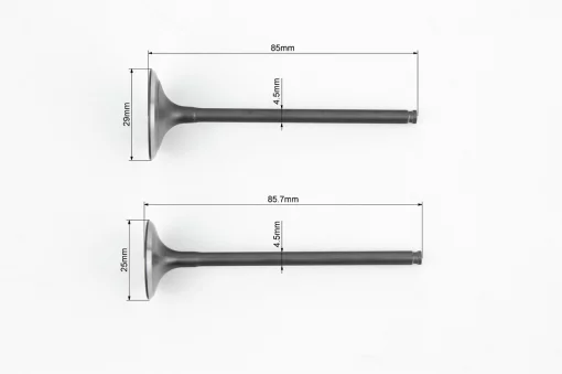 Loncin LX300-6 Клапана выпускной (H-85,7; D-25), впускной (H-85; D-29) к-кт 2шт 300cc, LONCIN, YQ-507102