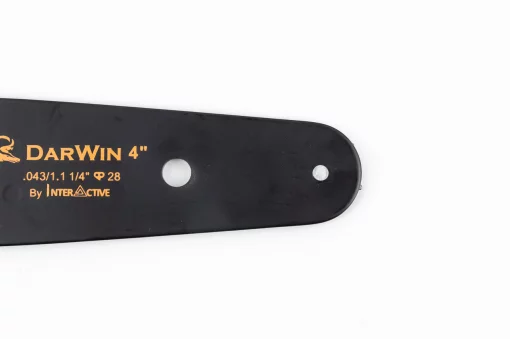 Шина 4"-1,1мм 1/4" 28зв L-13см (подходит на аккумуляторную мини-пилу) + цепи 1/4"-1,1мм-28зв. круг. зуб 2 шт, Б/П-РІЗНЕ, YQ-214024