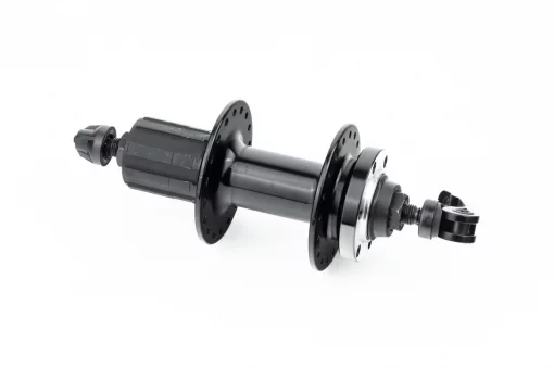 Втулка задня MTB алюмінієва 14Gx36H під касету 8-11зв, Disk-brake, 2 пром-підшипники 6200 2RS, кріпл. ексцентрик, чорна U-B27RQR,