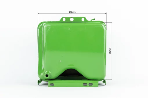 Бак топливный R190N, 270x210x165мм, потайная горловина, отверстие под кран топливный, зелёный, D190/195N, YQ-624166