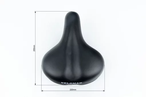 Сиденье ХВЗ 255x220мм, чёрное VELOMAN BSK-191, ВЕЛОЗАПЧАСТИНИ, YQ-412187