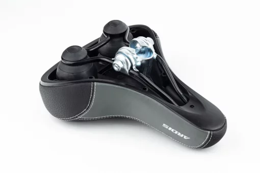 Сиденье ХВЗ 260x180мм, чёрно-серое N312, ВЕЛОЗАПЧАСТИНИ, YQ-412189