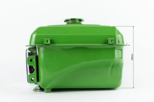 Бак топливный R190N, 275x220x165мм, выступ. горловина, отверстие под шланг топливный+фара LED, D190/195N, YQ-624187