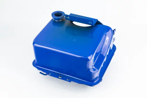 Бак топливный R195NM, 280x240x165мм, потайная горловина, отверстие под шланг топливный, синий, D190/195N, YQ-624154