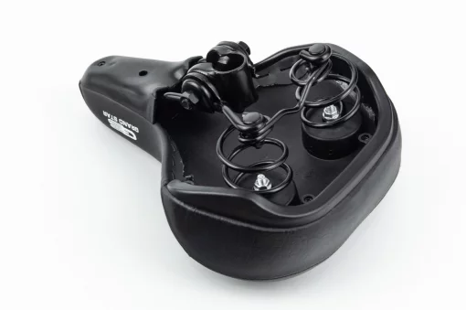 Сиденье ХВЗ 260x195мм, чёрно-серое GS-809B11D, ВЕЛОЗАПЧАСТИНИ, YQ-412225