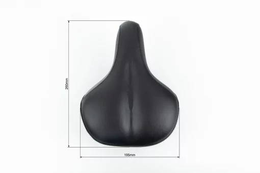 Сиденье ХВЗ 260x195мм, чёрно-серое GS-809B11D, ВЕЛОЗАПЧАСТИНИ, YQ-412225