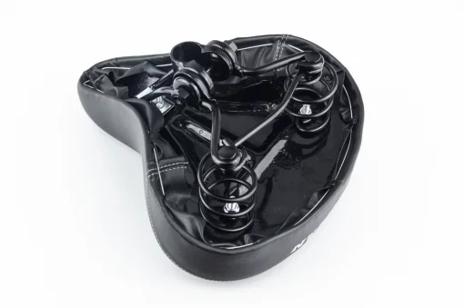 Сиденье ХВЗ 260x220мм, на металлическом основании, чёрное VELOMAN S008, ВЕЛОЗАПЧАСТИНИ, YQ-412177