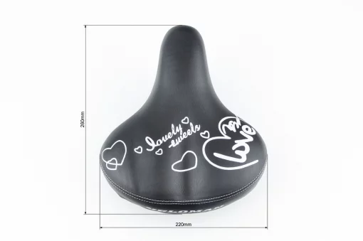 Сиденье ХВЗ 260x220мм, на металлическом основании, чёрное VELOMAN S008, ВЕЛОЗАПЧАСТИНИ, YQ-412177