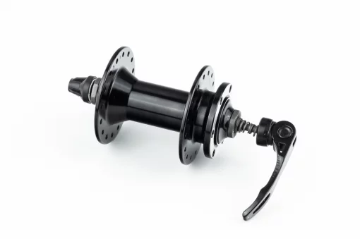 Втулка передня MTB алюмінієва 14Gx32H, Disk-brake, 2 пром-підшипники 6000 2RS, кріпл. ексцентрик, чорна D761SBT, ВЕЛОЗАПЧАСТИНИ,