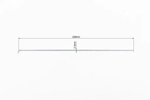 Спица 13Gx228мм (100шт к-кт), хром, ВЕЛОЗАПЧАСТИНИ, YQ-412452