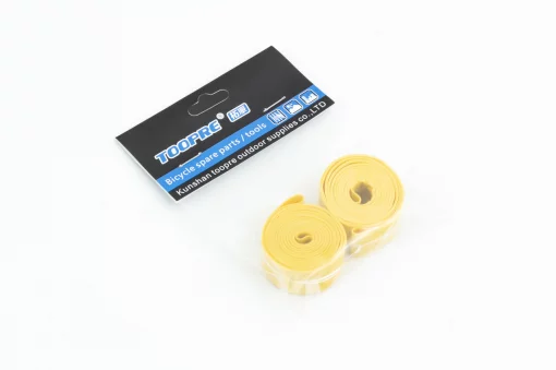 Ободная лента (флиппер) 26"х20мм полимерная 2шт к-кт, жёлтая, ВЕЛОКАМЕРИ, YQ-401430