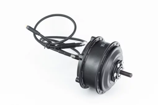 ЭЛЕКТРО-мотор переднего колеса 36V-500W, под Disk-brake, крепл. гайка+контроллер, ручка газа, зарядное устройство
