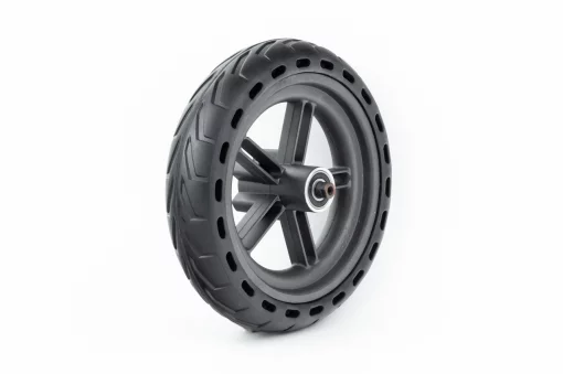 Колесо заднее 8,5" алюминиевое с перфорацией для амортизации, пром-подшипники (12х28х8) 6001 2RS, Disk-brake, ЗЧ-ЕЛЕКТРО техніка,