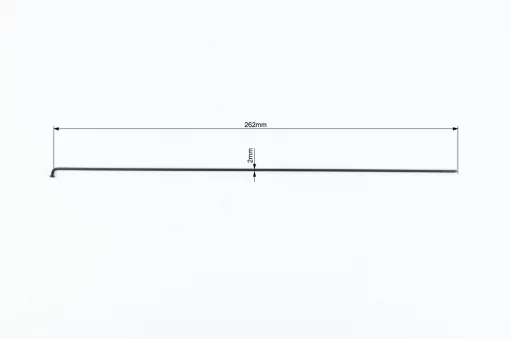 Спица 14Gx262мм, нержавейка, чёрная, ВЕЛОЗАПЧАСТИНИ, YQ-412207