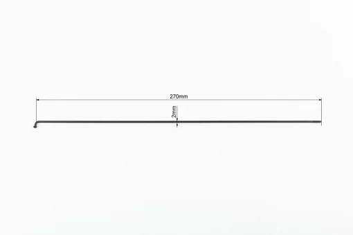 Спица 14Gx270мм (100шт к-кт), чёрная, ВЕЛОЗАПЧАСТИНИ, YQ-412435