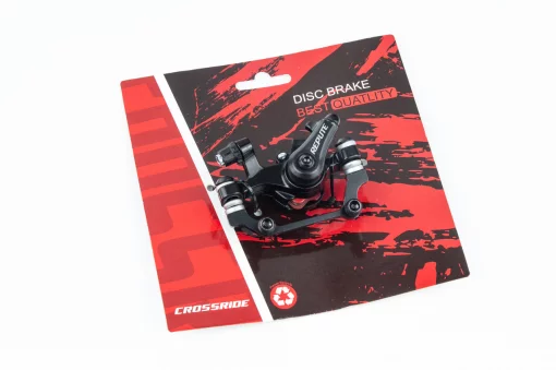 Гальмівний супорт задній (F180/R160мм), чорний DSC-310, ВЕЛОЗАПЧАСТИНИ, YQ-412200