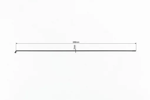 Спица 14Gх288мм (100шт к-кт), чёрная, ВЕЛОЗАПЧАСТИНИ, YQ-412413