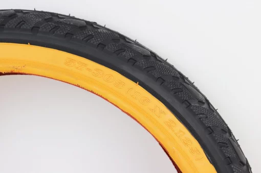 Шина 16"x2,125 (57-305) дорожная (оранжевый борт) SV225, ВЕЛОШИНИ, YQ-402875