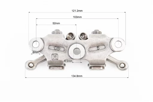 Коромысло (рокер) клапана верхнее 2шт в сборе на пластине, Viper-V150A, YQ-326012