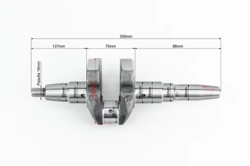 Коленвал 178F (Dшейки-36мм, H-102,4мм) под конус, D178/186F, YQ-602332