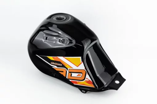 X-Road Light 200-250 Бак паливний, чорний з помаранчевим малюнком, GEON, YQ-359249