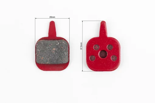 Гальмівні колодки Disk-brake (Tektro Aquila, Novela 2003, IO, Gemini 2003), червоні YL-1023, ВЕЛОЗАПЧАСТИНИ, YQ-412356