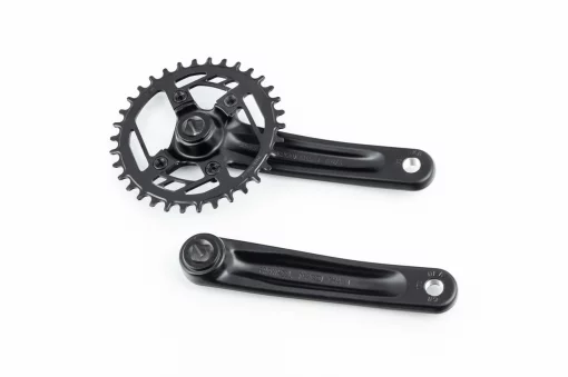 Шатуны "квадрат" 170мм, 34T (BCD:76мм) MTB, алюминиевые, чёрные CHARM-34T, ВЕЛОЗАПЧАСТИНИ, YQ-403792