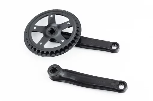 Шатуны "квадрат" 170мм, 36T (1/8") CITY, чёрные GS-P313, ВЕЛОЗАПЧАСТИНИ, YQ-411306