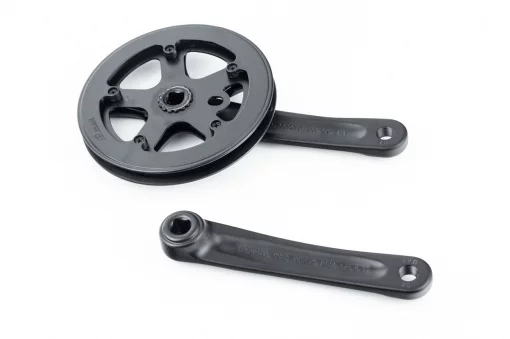 Шатуни "квадрат" 170мм, 36T (3/32") CITY, алюмінієві, чорні PRO-Q36P, ВЕЛОЗАПЧАСТИНИ, YQ-412415