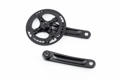 Шатуни "квадрат" 170мм, 36T FAT BIKE, алюмінієві, чорні ZEPHYR-236A, ВЕЛОЗАПЧАСТИНИ, YQ-403793