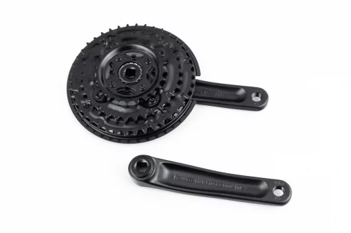 Шатуны "квадрат" 170мм, 42.34.24T MTB, алюминиевые, чёрные TA-CN68, ВЕЛОЗАПЧАСТИНИ, YQ-406270