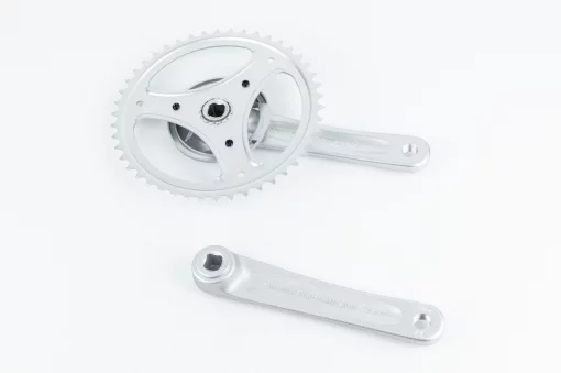 Шатуни "квадрат" 170мм, 46T (1/8") CITY, алюмінієві, сірі PRA-11C, ВЕЛОЗАПЧАСТИНИ, YQ-412291