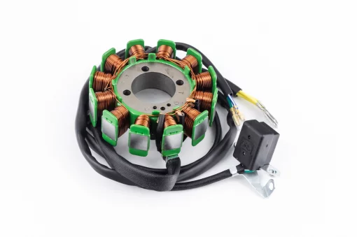 Статор магнето (генератора) (12 катушек разъем "папа 3+2"), 200cc (d-93мм), CG125-250, YQ-323010