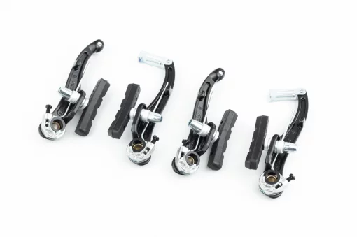 Гальмо V-brake 110мм (2 колеса), алюмінієве, чорне MV993DG, ВЕЛОЗАПЧАСТИНИ, YQ-406076