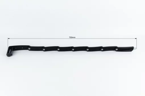 Замок протиугінний секційно-пластиновий 700х28х6мм під ключ, кріпл. на раму, T602, ВЕЛОАКСЕСУАРИ, YQ-409984