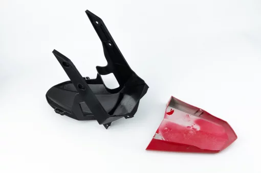 Tekken New Пластик-крило переднє нижнє+накладка, червоний, TEKKEN, YQ-365041