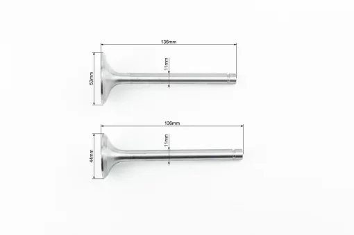 Клапана впускной (H-136; D-53; d-11), выпускной (H-136; D-44; d-11) к-кт ZH1125, D(ZS1100), YQ-610183