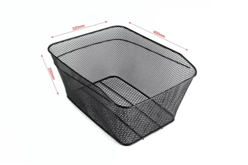 Корзина задняя (сетка), крепл. на багажник, чёрная TH-173, ВЕЛОАКСЕСУАРИ, YQ-414036
