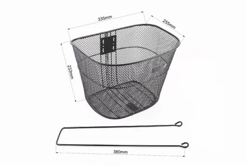 Корзина передняя 26" (сетка), чёрная TH-152, ВЕЛОАКСЕСУАРИ, YQ-403194